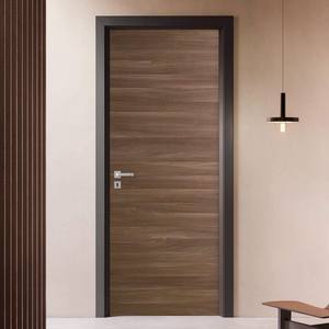 Portes intérieures modernes en bois massif ignifugées BASEN pour villa - Solutions OEM personnalisées - Product Image 3
