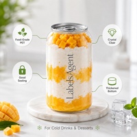 Boîtes en plastique PET avec impression de logo personnalisé, motifs uniques, ouverture facile par anneau, pour sodas, jus et boissons gazeuses