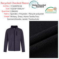 Hersteller liefern Polyester Spandex Check Polar Fleece Stoff Bedruckt Micro Spandex Fleece Super Soft Fabric
