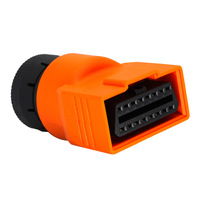 Conector OBDII para Camiones de Trabajo Pesado, Herramienta de Diagnóstico para Vehículos Diésel, Adaptador de Pin, Cabezal de Diagnóstico OBD2 para Vehículos Diésel