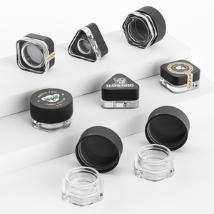 Tùy chỉnh in ấn 3ml 5ml 7ml 9ml tam giác vòng rõ ràng tập trung dầu nhỏ Jar tập trung childproof lọ thủy tinh với CRC cap - Product Image 2