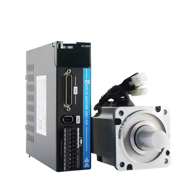 Custom Logo 200W 400W 600W 750W 1000W Single-Phase AC Servo Motor Driver Kit 220V CNC Machine