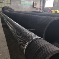 Tuyau hydraulique haute pression NBR de marque Yongyi de haute qualité, tube en caoutchouc résistant à l'usure DN 125 mm, épaisseur de paroi 9,8 mm, découpe sur mesure