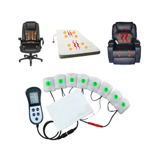 Hoge Kwaliteit Massage Aanpassing Elektrische Apparatuur 8 Motor Trillingsset Verwarmingskussens Voor Massagestoel En Bank - Product Image 4