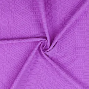 Jacquard fabric Double-faced ethnic style spandex 20% polyamide 80% swimwear fabric underwear