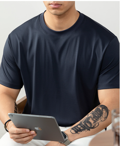 Camiseta de Algodón Mercerizado con Enfriamiento Personalizado, Unisex, Acabado con Doble Amoníaco Líquido, Estampado, Esencial de Verano, Premium, Suave, Vintage, Oversize - Product Image 3