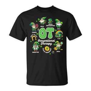 Occupational Therapy Ot Squad St Patrick's Day T-Shirt Adulte Unisexe - Product Image 1