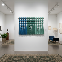 Grande Tapisserie Murale Macramé Sphérique Colorée et Magnifique avec Franges pour une Maison Confortable