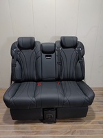 VIP Aero Leder-Sitzbank Schlafsofa 300 PU-Leder Luxus für Camper und modifizierte V-Klasse Fahrzeuge
