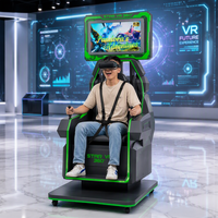 Équipement d'expérience VR pour un joueur, console de jeu d'aventure spatiale 3D avec siège à mouvement pour les salles d'arcade et les divertissements de loisirs