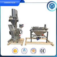 Prix usine bouteille lait café Acai poudre Machine d'emballage semi-automatique vis tarière Machine de remplissage pour poudre