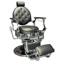 WDY Professionnel Vintage Coiffure Saloon Salon Meubles Durable Barbershop Marron Blanc Or Vert Gris Lavage Barber Chair