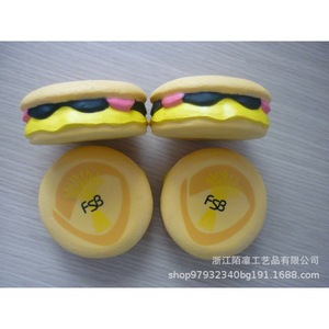 Pu Fidget Toy Burger Shape High <b>Rebound</b> Stress Relief For Kids Age 8 To 13 Unisex - Product Image 1