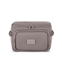 Sac banane en néoprène imperméable de couleur unie avec sangle réglable pour sports de plein air, grande capacité