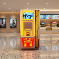 Máquina Expendedora Automática de Palomitas de Maíz, Máquina Inteligente de Autoservicio para Centros Comerciales, Cines, Parques de Atracciones y Lugares Turísticos