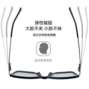 87119 กรอบแว่นตาแคทอาย TR90 กรอบเต็มป้องกันแสงสีฟ้าสำหรับทุกเพศเลนส์พลาโนดีไซน์สี่เหลี่ยม - Product Image 5