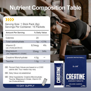 Créatine monohydratée en poudre, poudre énergétique, booster de performance et de force, OEM ODM, étiquette privée, usine de compléments alimentaires pour la remise en forme - Product Image 5