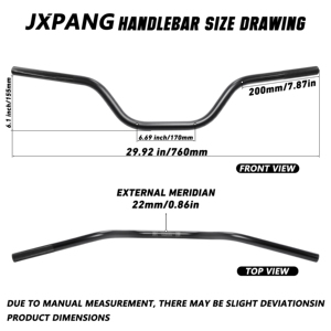 Guidon <span class=keywords><strong>de</strong></span> moto tout-terrain 7/8 " 22 mm <span class=keywords><strong>en</strong></span> aluminium 6063-T6, compatible avec les guidons <span class=keywords><strong>de</strong></span> Pit Bike, avec coussin <span class=keywords><strong>en</strong></span> <span class=keywords><strong>mousse</strong></span> pour Motocross, Pit Bike, ATV, Quad, Mini Bike - Product Image 5