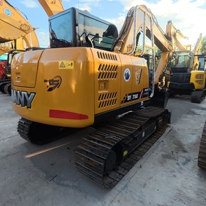 Maquinaria de Construcción Usada de Alta Calidad y Eficiencia Energética, Excavadoras de 7.5 Toneladas, Excavadoras de Orugas Sany SY75C - Product Image 4