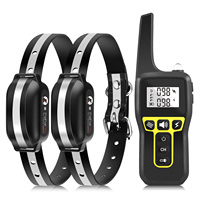 Neuankömmling Anti Bark Beep Vibration Shock Modi Hunde trainings halsband mit Fernbedienung
