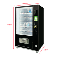 Bon marché Combo Distributeur Automatique Facile à Utiliser Snack Distributeur Automatique de Boissons Écran Tactile avec Vérification d'ID