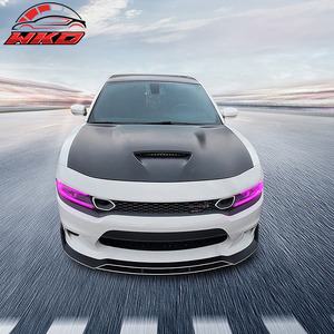 ลิ้นกันชนหน้าทรง V2 สีดำด้าน สำหรับ Charger SRT ปี 2015-2016 - Product Image 3