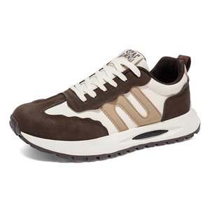 Classic Casual Shoes Men Suede <b>Leather</b> Versatile Wear-resistant Non-slip Sports Low Top <b>Sneakers</b> - Product Image 2