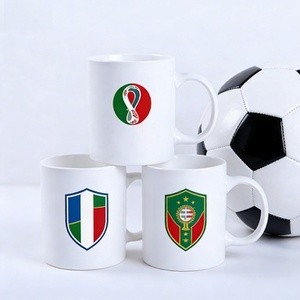Tazza in <span class=keywords><strong>Ceramica</strong></span> Personalizzata per Tifosi di Calcio, 11 Oz, Stile Contemporaneo, Regalo con Manico per Caffè e Viaggi - Product Image 4