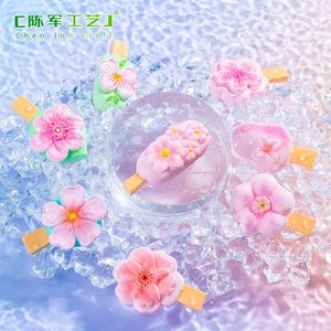 Paletas de Hielo de Flor de Cerezo Dulce Weij, Helado, Decoraciones Hechas a Mano, Fundas para Teléfono, Pinzas para el Cabello, Accesorios de Cuerda - Product Image 2