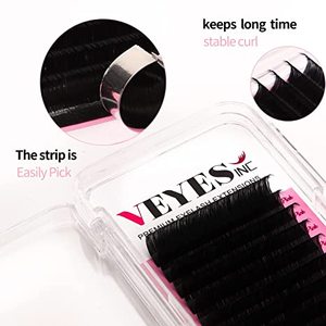 <span class=keywords><strong>Pour</strong></span> VEYES, Extensions de <span class=keywords><strong>Cils</strong></span> en Gros 0.05 CC 8mm-25mm avec Logo Personnalisé - Product Image 5