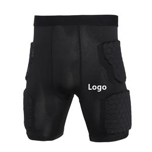 Pantalones Cortos Deportivos para Hombre, Ropa Interior con Relleno de <span class=keywords><strong>EVA</strong></span>, Compresión Transpirable, Antideslizantes, Protección para Cadera, Coxis y Muslos, para Baloncesto y Esquí - Product Image 1