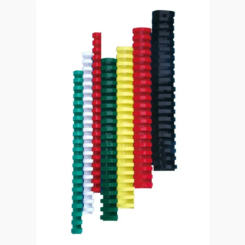 Bobines en spirale de fixation de Menu, 50 pièces, 45mm, 21 anneaux en plastique