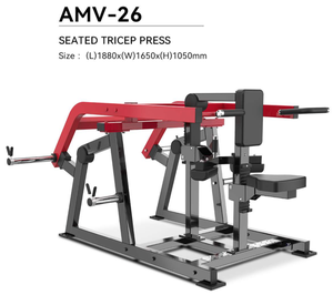 Máquina de extensión de piernas sentado con carga de placas para entrenamiento de piernas - Product Image 2