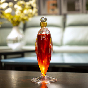 ขวดเหล้าทรงหัวใจแก้วใสสำหรับเหล้าบูร์บอง วิสกี้ วอดก้า บรั่นดี - Product Image 3