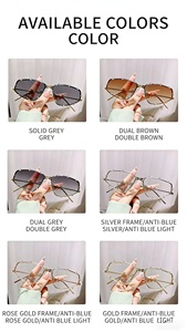 <span class=keywords><strong>IVISION</strong></span> 2024 Neue Mode Y2K Gold Runde Sonnenbrille mit Diamantbesetzten Bügeln UV400 Antireflexbeschichtung Großer Rahmen Street-Style - Product Image 5