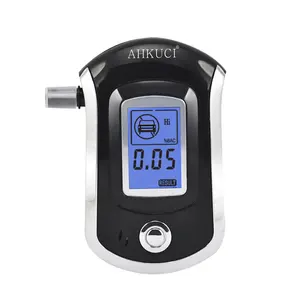 AHKUCI LCD screen breath alcohol tester Professional breath alcohol tester digital breathalyzer AT6000