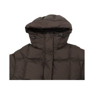 Veste en duvet <span class=keywords><strong>Eider</strong></span> épaisse à capuche pour femmes élégantes coréennes avec décoration à glissière manteau d'extérieur de conception de couleur personnalisable - Product Image 4