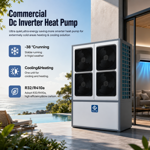 Nulite ปั๊มความร้อนจากโรงงานเพื่อการค้าเครื่องทำความร้อนให้กับ R32 45KW 65KW 90KW - Product Image 4