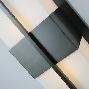 Lámpara de Pared Moderna de Lujo en Cobre y Alabastro, Aplique Exterior Impermeable para Patio, Puerta, Villa, Luminaria LED Dorada y Negra - Product Image 3