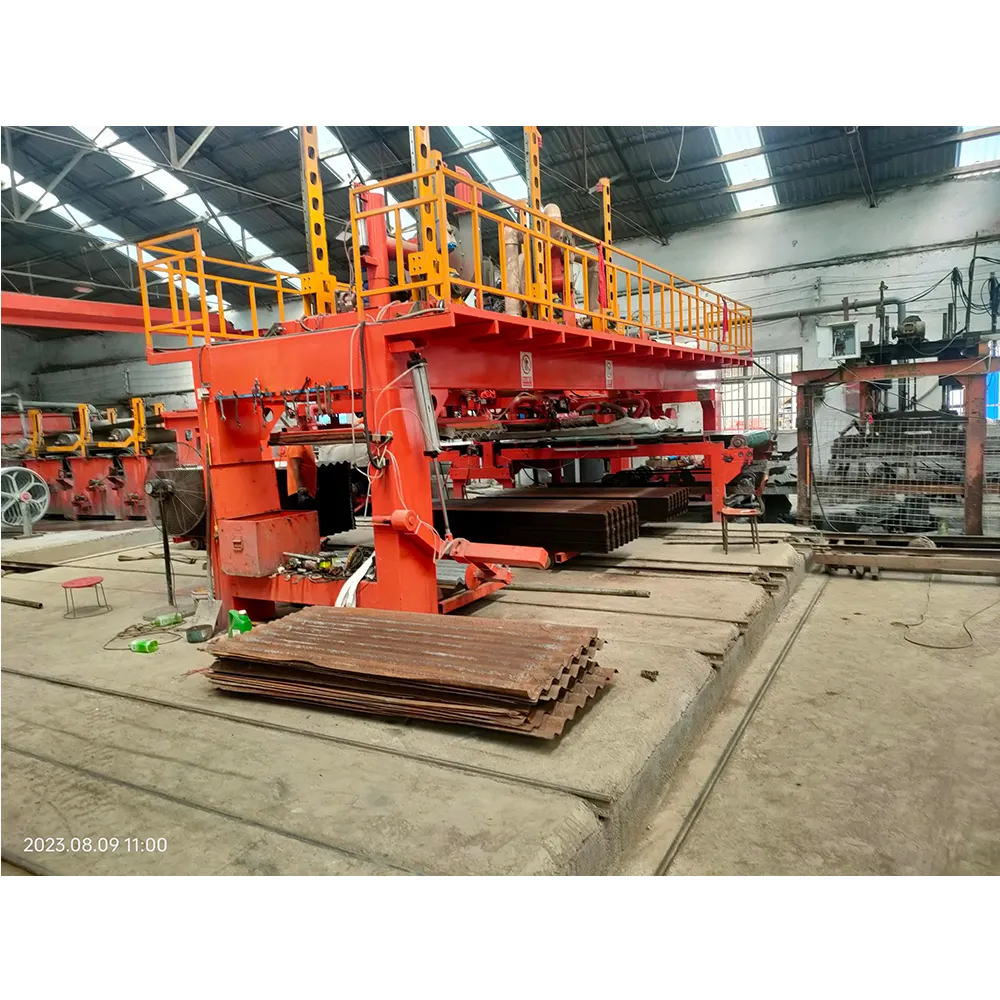 Corrugated Asbestos Fiber Concrete Roofing Tile Making Production Line Tile Forming Machine Construction Roof Cement Tile