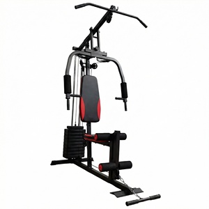 Attrezzatura Fitness Multifunzione: Stazione di Allenamento Combinata Grande con Sistema a Pulegge e Pesi, Attrezzi per <span class=keywords><strong>Esercizi</strong></span> in Metallo - Product Image 6