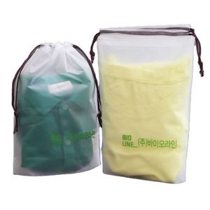 Bolsas de Embalaje Personalizadas de Algodón con Cordón, Bolsas de Malla para Cosméticos, Bolsas de Compras de Plástico con Cordón para Navidad - Product Image 1