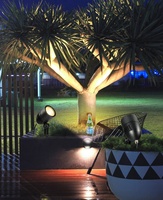 Lampe à piquet LED de jardin, lampe de pelouse, éclairage décoratif paysager, projecteur étanche IP65, projecteur LED extérieur pour le jardin