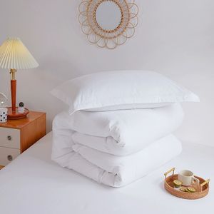 Egyptische Lange Nieten Katoen 100% Satijn Wit Beddengoed Set Zacht Comfortabel Verkrijgbaar Tweeling Full Queen King Size 300 Count Print - Product Image 3