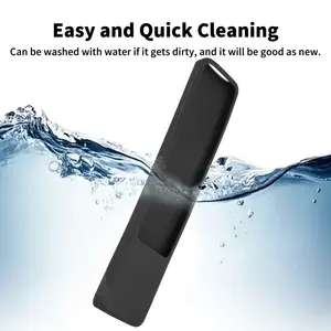 Étui de télécommande en silicone compatible avec la télécommande de la télévision XMRM-19 intelligente Housse de protection antichoc avec lanière - Product Image 5
