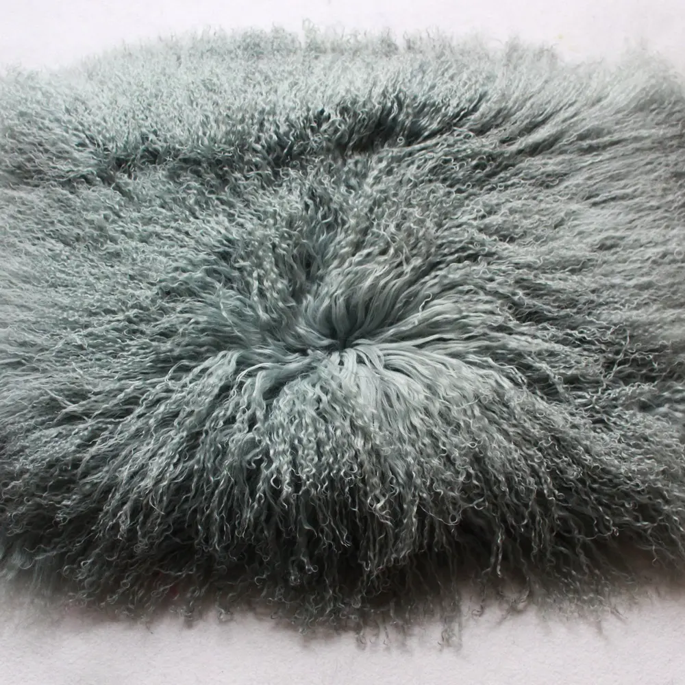 60x120cm Rectangle Real Mongolian Tibetan Lamb Wool Sheepskin Rug Fur Plate