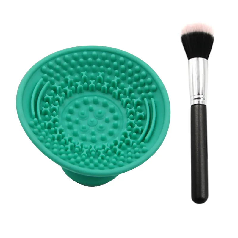Wholesale Makeup Tools Popular Beauty Cosmetic Pad Washing Scrubber Silicone Makeup Brush Cleaner Mat