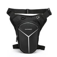 Sacoche de jambe imperméable rigide pour homme, pour moto, cyclisme, sports de plein air, sacoche de cuisse, sacoche de taille, sacoche de jambe pour moto et cyclisme