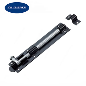 Wholesale 8Inch Steel Black Plated <strong>Heavy</strong> <strong>Duty</strong> <strong>Slide</strong> Barrel Tower <strong>Bolt</strong> Door <strong>Lock</strong> Modern Design for Outdoor Use - Product Image 1