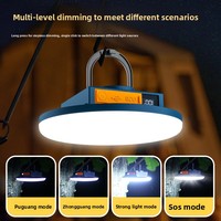 Lampe de camping LED extérieure étanche à énergie solaire avec chargement USB, grande capacité, ultra-lumineuse, anti-moustiques, pour voiture, camping-car, pêche
